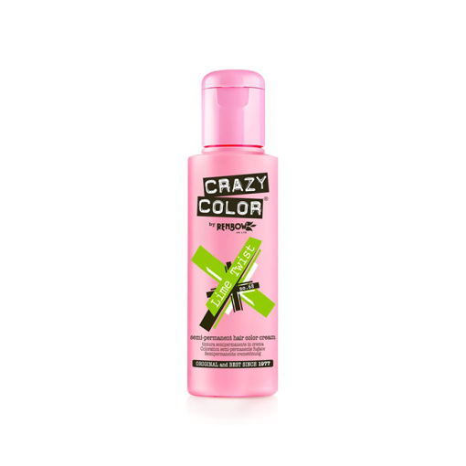 Shop Crazy Color Lime Twist 100ml Semi Permanent Colour UAE