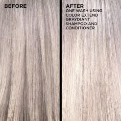 Redken Color Extend Graydiant Conditioner For Gray Hair Before and After