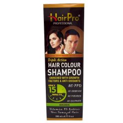 HairPro London Tripple Action Brown Hair Colour Shampoo UAE