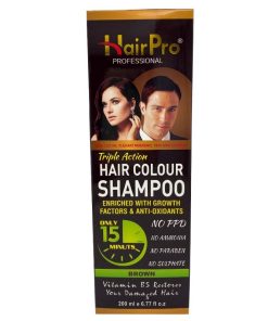 HairPro London Tripple Action Brown Hair Colour Shampoo UAE