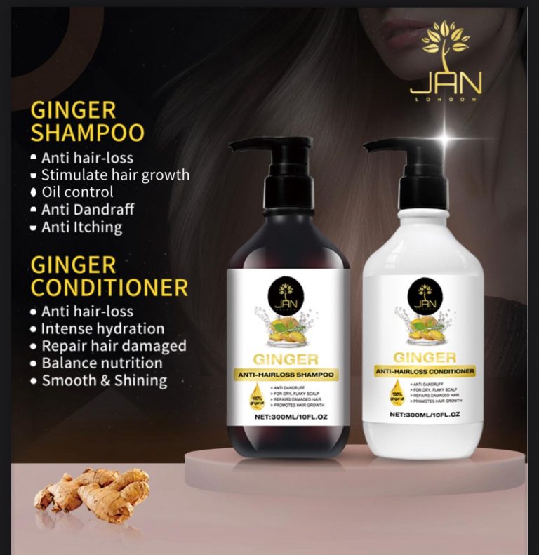 Ginger shampoo,conditioner and oil Zoja
