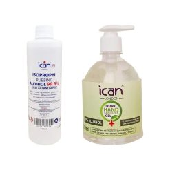 Isopropyl Rubbing Alcohol + Instant Hand Sanitizer