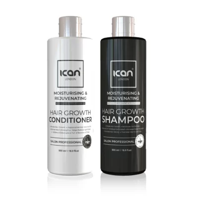 iCan London Moisturising & Rejuvenating Shampoo & Conditioner Set (500ml)