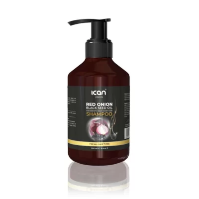 iCan London Red Onion and Black Seed Shampoo 500ml