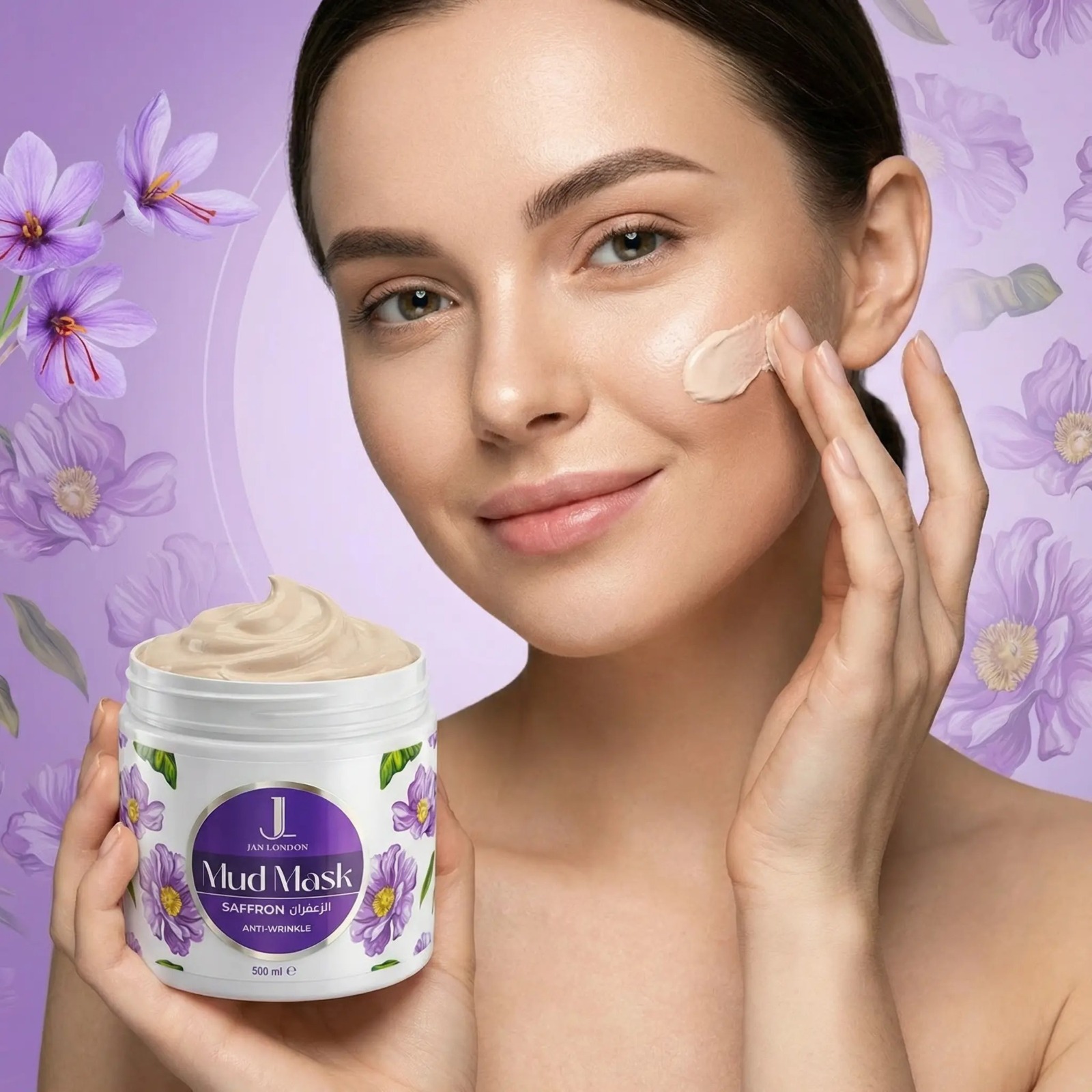 Jan London Saffron Mud Mask - Anti-Wrinkle - Image 8